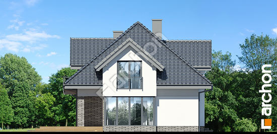 Бочний фасад Будинок в сливах (Г)