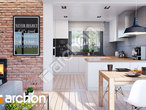 Проект дома ARCHON+ Дом в сливах (Г) визуализация кухни 1 вид 1