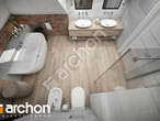 Проект дома ARCHON+ Дом в сливах (Г) визуализация ванной (визуализация 3 вид 4)
