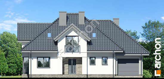 Передний фасад Дом в сливах (Г)