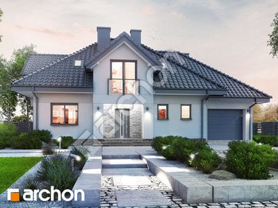 Проєкт будинку ARCHON+ Будинок в сливах (Г) 