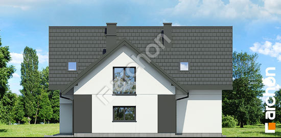 Боковой фасад Дом в краспедиях (Г2)