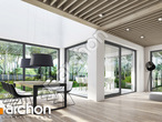 Проект будинку ARCHON+ Будинок в краспедіях (Г2) денна зона (візуалізація 1 від 7)