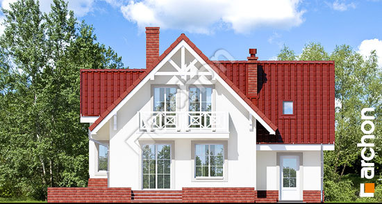 Дворовий фасад Будинок в абрикосах (П)