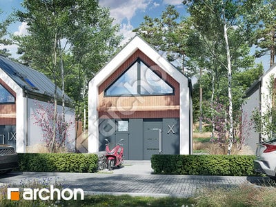 Проект дома ARCHON+ Летний домик в голокучнике 3 Вид 2
