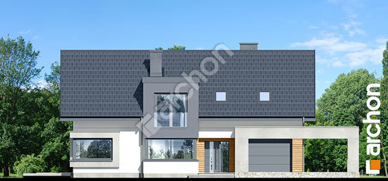 Передний фасад Дом в янтарнике