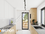 Проект дома ARCHON+ Дом в изопируме (Е) визуализация кухни 1 вид 3
