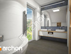Проект дома ARCHON+ Дом в изопируме (Е) визуализация ванной (визуализация 3 вид 2)