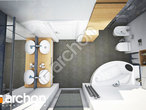 Проект дома ARCHON+ Дом в изопируме (Е) визуализация ванной (визуализация 3 вид 4)