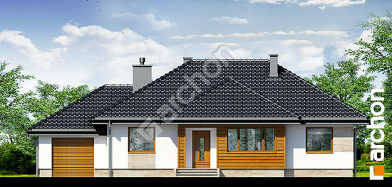 Передній фасад Будинок в акебіях вер.2