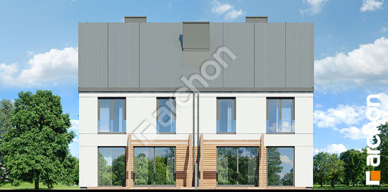 Дворовий фасад Будинок під гінко 12 (ГР2)