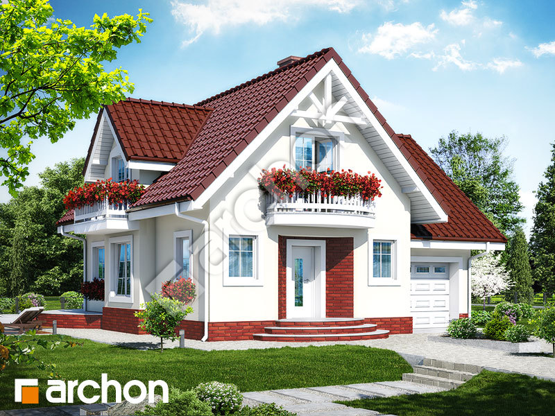Проект дома ARCHON+ Дом в антоновке (Г) вер.2 Вид 1