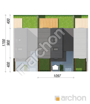 Проєкт будинку ARCHON+ Будинок в аркадіях 3 (ГС) Ситуація