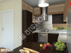 Проект дома ARCHON+ Дом под личи 2 вер.2 визуализация кухни 2 вид 2