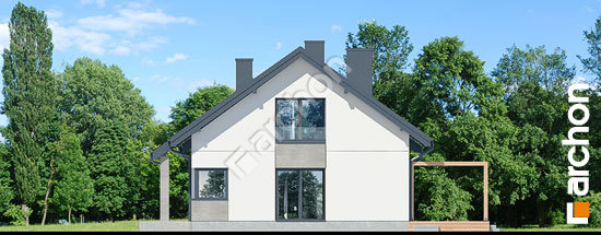 Боковой фасад Дом в лещиновнике 8 (Г)