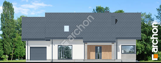 Передний фасад Дом в лещиновнике 8 (Г)