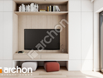 Проект будинку ARCHON+ Будинок в фіалках 9 (Р2С) денна зона (візуалізація 1 від 6)