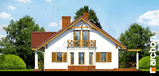 Бочний фасад Будинок під гінко 3 вер. 2