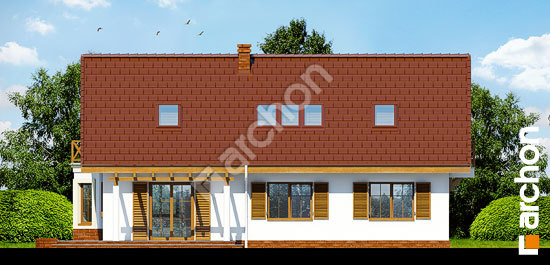 Дворовой фасад Дом под гинко 3 вер. 2