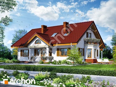 Проєкт будинку ARCHON+ Будинок під гінко 3 вер. 2 