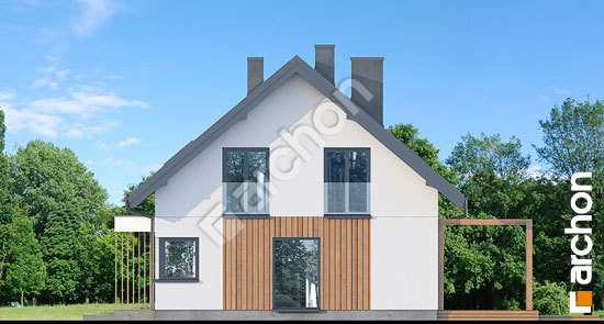 Бочний фасад Будинок в брусниці 5