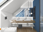 Проект будинку ARCHON+ Будинок в брусниці 5 візуалізація ванни (візуалізація 3 від 1)