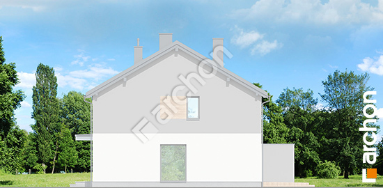 Бочний фасад Будинок в рівіях 4 (Р2Б) вер.2