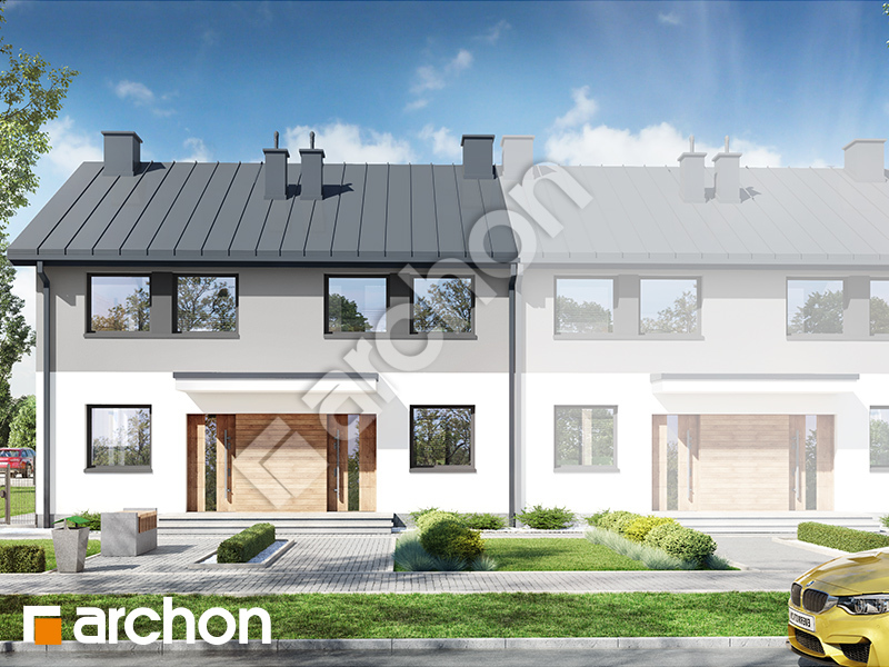Проєкт будинку ARCHON+ Будинок в рівіях 4 (Р2Б) вер.2 Вид 1