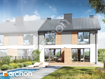 Проєкт будинку ARCHON+ Будинок в рівіях 4 (Р2Б) вер.2 Вид 2