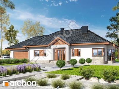 Проект дома ARCHON+ Дом в гаурах 4 (Г2Н) 