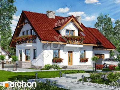 Проект дома ARCHON+ Дом в рододендронах 19 