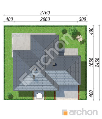 Проєкт будинку ARCHON+ Будинок в мандевілі (Г2) Ситуація