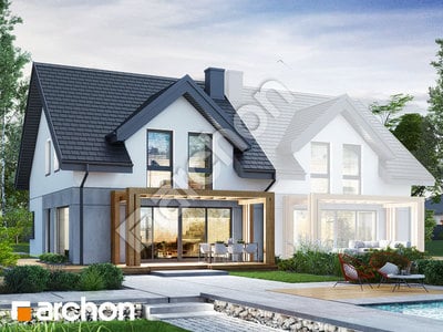 Проєкт будинку ARCHON+ Будинок в кринках 2 (Б)