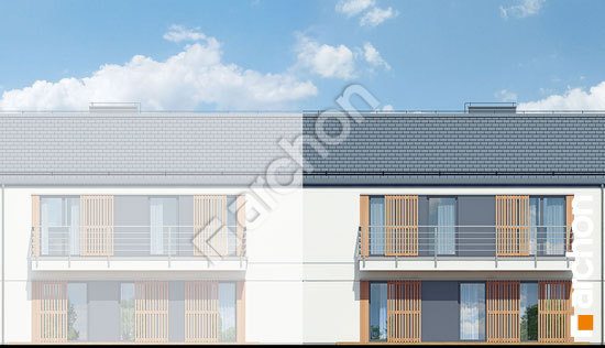 Дворовой фасад Дом в халезиях (Р2С)