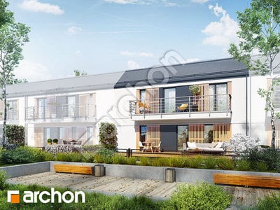 Проект дома ARCHON+ Дом в халезиях (Р2С) 