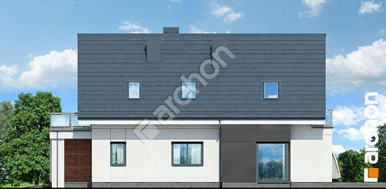 Боковой фасад Дом во флоксах 2