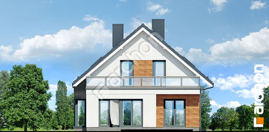 Дворовой фасад Дом во флоксах 2