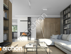 Проект будинку ARCHON+ Будинок в малинівці 7 (Г) денна зона (візуалізація 1 від 3)