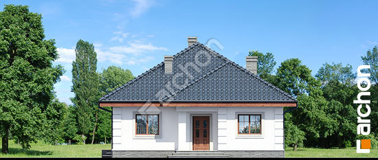 Передний фасад Дом в имбире вер.2