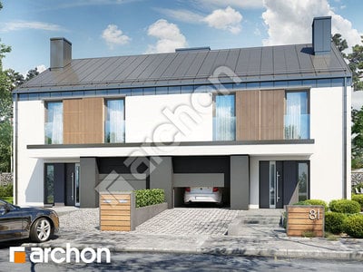 Проєкт будинку ARCHON+ Будинок в нарцисах (Р2) вер. 2 