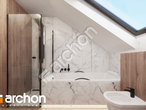 Проект будинку ARCHON+ Будинок в келлерісах візуалізація ванни (візуалізація 3 від 4)