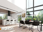 Проект будинку ARCHON+ Будинок в келлерісах денна зона (візуалізація 1 від 3)