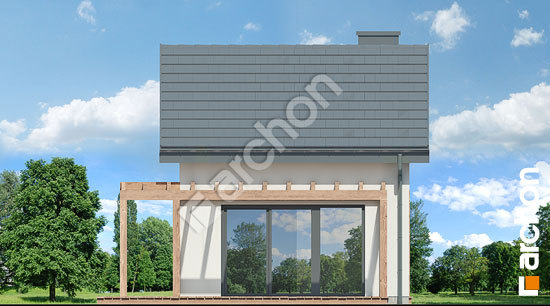 Бочний фасад Літній будинок в крокусах 4 (А)