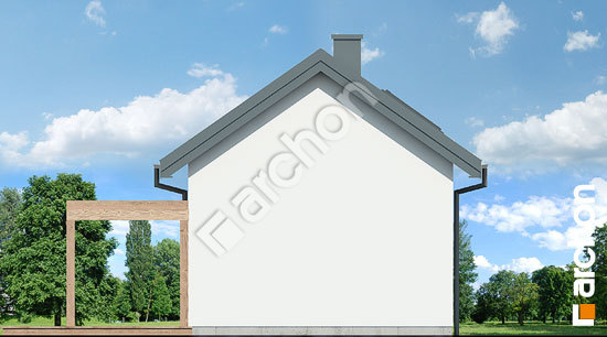 Дворовий фасад Літній будинок в крокусах 4 (А)