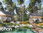 Проект дома ARCHON+ Летний домик в крокусах 4 (А) додаткова візуалізація