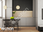 Проект дома ARCHON+ Летний домик в крокусах 4 (А) визуализация кухни 1 вид 1