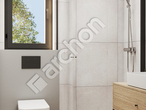 Проект дома ARCHON+ Летний домик в крокусах 4 (А) визуализация ванной (визуализация 3 вид 1)