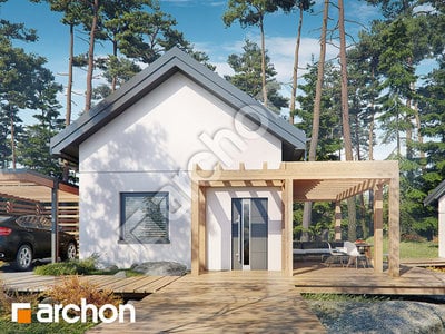 Проект дома ARCHON+ Летний домик в крокусах 4 (А) Вид 2