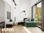 Проект дома ARCHON+ Летний домик в крокусах 4 (А) дневная зона (визуализация 1 вид 1)