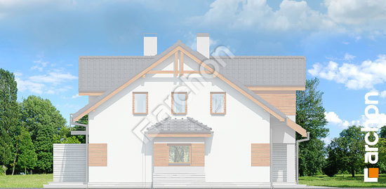 Боковой фасад Дом в клематисах 9 (БT) вер.2